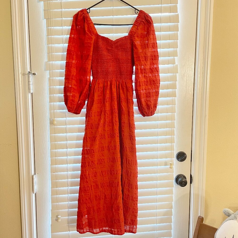 Madewell Lucie Sweetheart Midi Dress - size XXS